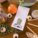 Halloween Mini Coloring Book, Halloween Gift, Boo Basket