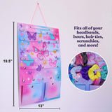 Hanging Butterfly Hair Accessories Holder Organizer