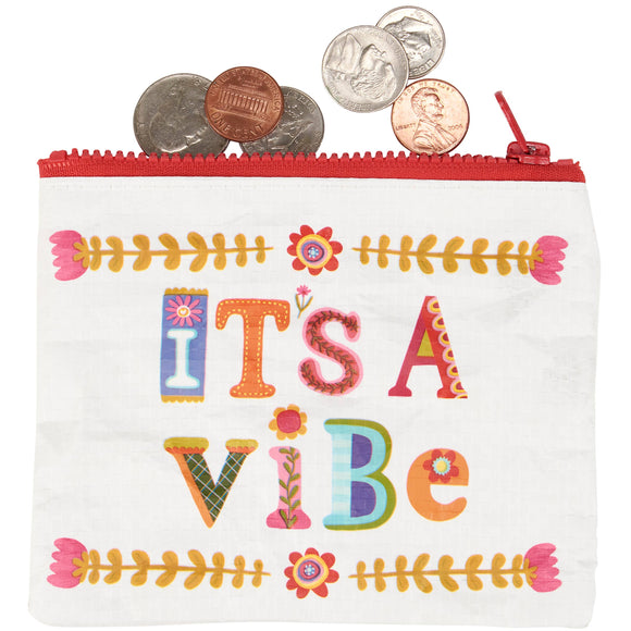 It's A Vibe Zipper Wallet