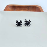 Spider Studs - Black // Halloween Earrings