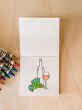 Tiny Texas Themed Illustrations Mini Coloring Book for Adult