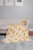 Luxury Soft Happy Face Throw Blanket