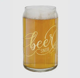 Beer Can Glass (Options Available)