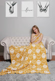 Luxury Soft Happy Face Throw Blanket