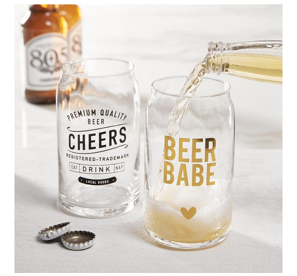 Beer Can Glass (Options Available)