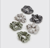 KITSCH - Holiday Satin Scrunchies 6pc (Color Options)