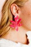 Linny Co Flora Statement Earrings (Color Options Available)