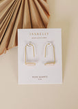 JaxKelly - Gemstone Drop Earrings (Options Available)