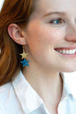 Starry Earrings - 4th of July Patriotic (Color Options Available)