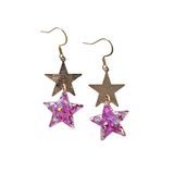 Starry Earrings - 4th of July Patriotic (Color Options Available)