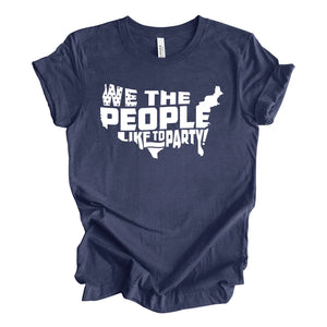 We the People Graphic Tee (NAVY)