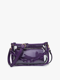 Game Day Jen & Co Clear Crossbody w/ Chain (Color Options Available)