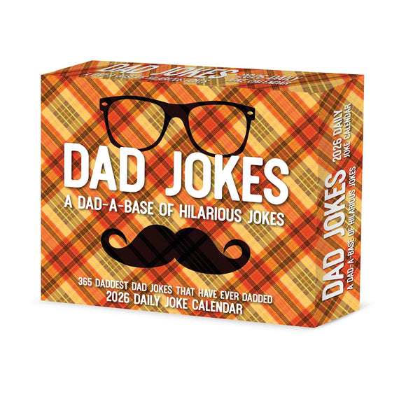 Dad Jokes 2026 Box Calendar - Daily Humor Desktop