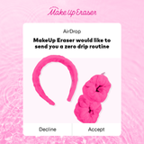 Makeup Eraser Drip Eraser Spa Gift Set (Pink or Sweet Cream)