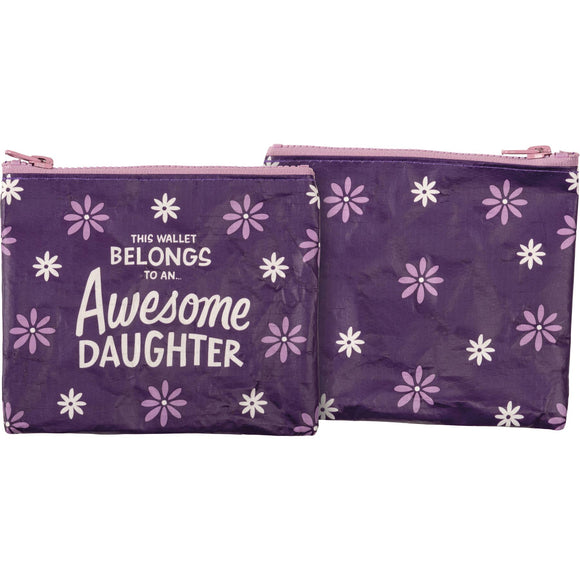 Awesome Daughter Zipper Wallet