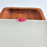Hand Drawn Heart Studs (Options Available)
