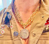 Statement Vintage Coin Necklaces