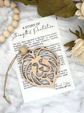 Lion-Strength & Protection Story Card Ornament / Car Charm