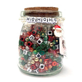 HO HO HO Christmas Jar DIY Bead Kit