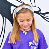 Kids Knot Headband - Rainbow Sequin Knotted Hair Accessories