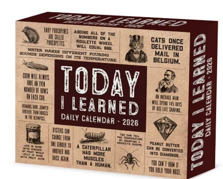 Today I Learned - Fun Facts Boxed Daily Desktop Calendar