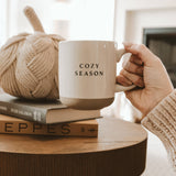 Cozy Season Stoneware Coffee Mug - Fall Decor & Gifts