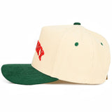 C.C MERRY Bold Letter Corduroy Trucker Cap