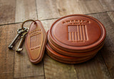 America 250th Anniversary Flag Leather Keychain Motel Style
