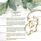 Elephant Sisterhood Story Card Ornament/Car Charm/ Bag C