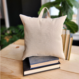 With Freedom, Books... Oscar Wilde, Reading Pillow, navy