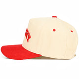 C.C MERRY Bold Letter Corduroy Trucker Cap