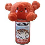 Sandy the Canned Crab - Eco-Friendly Plush w/Jokes