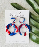 Red, White, & Blue Earrings