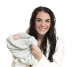 Morning Glamour Microfiber Hair Towel - Luxurious Quick Dry