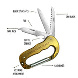 Lucky Jack Hitch Blade Carabiner Tool
