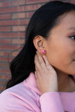 Hand Drawn Heart Studs (Options Available)