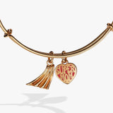 Alex & Ani ‘Super Mom' Heart and Cape Charm Bangle