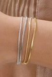 18K STAINLESS STEEL TARNISH FREE LAYERED BRACELET |  40B5145
