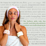 Face Washing Spa Headband and Wristband Set