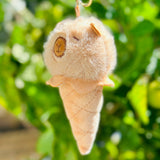 Capybara Ice Cream Plush Keychain Summer Cute Kawaii Gift