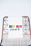 Best Mom Ever colorblock | Gift Towel