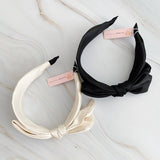 Tied Satin Side Bow Headband