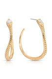 Ettika Serpentina Hoops