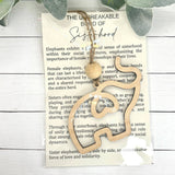 Elephant Sisterhood Story Card Ornament/Car Charm/ Bag C