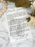 The Graduate’s Journey Story Card Ornament / Car Charm (Female)