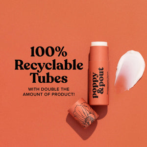 Poppy & Pout Lip Balm (Flavors Available)