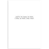 Yearbook Greeting Card