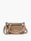Game Day Jen & Co Clear Crossbody w/ Chain (Color Options Available)