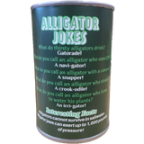 Canned Alligator | Stuffed Animal Plush w/Jokes Unique Gift