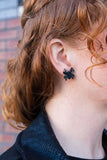 Spider Studs - Black // Halloween Earrings